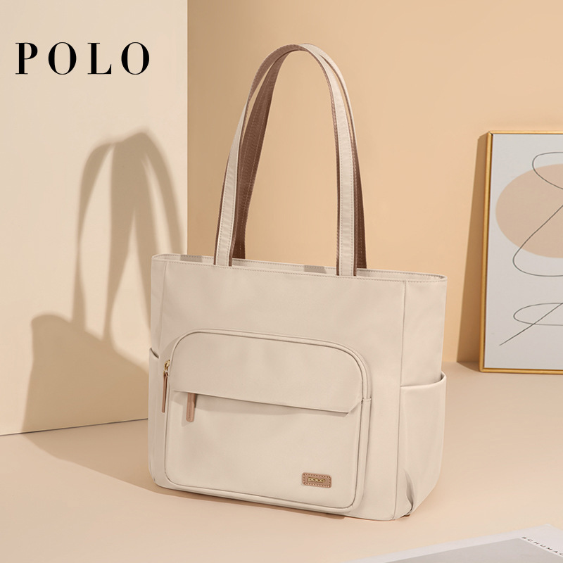 Polo Shoulder Bag Ladies Handbag New Large Capacity Handbag Women's Bag Student Tote Bag