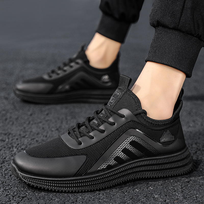 Zapatos de hombre Primavera y otoño nueva zapatilla de superficie de cuero 2023 zapatos casuales de hombre coreano transpirable de moda Zapatos a juego zapatos de hombre