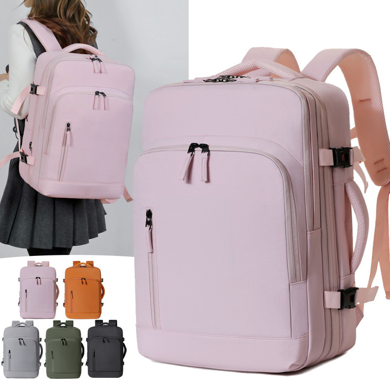 New cross-border business large-capacity multifunctional water-resistant backpack with independent laptop compartment and expandable vacuum compression feature New cross-border business large-capacity multifunctional water-resistant backpack with independent laptop compartment and expandable vacuum compression feature