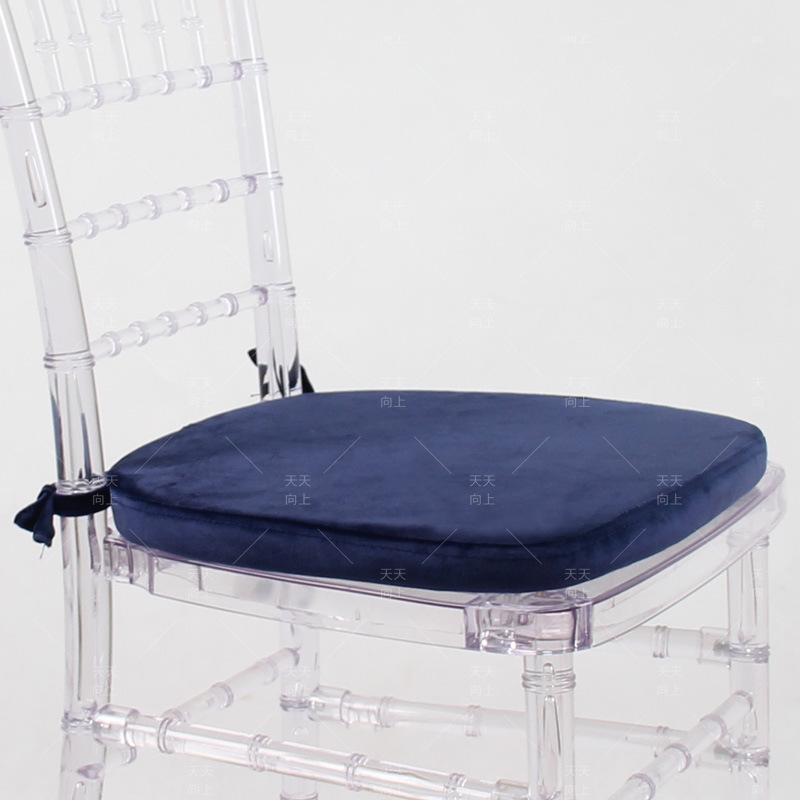 Hotel banquete Silla de bambú bolsa de asiento de Velcro cojín extraíble engrosada bolsa suave cojín de cuero de la PU con cubierta de tela extraíble