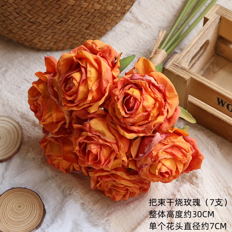 오렌지 드라이 브레이드 로즈 번들