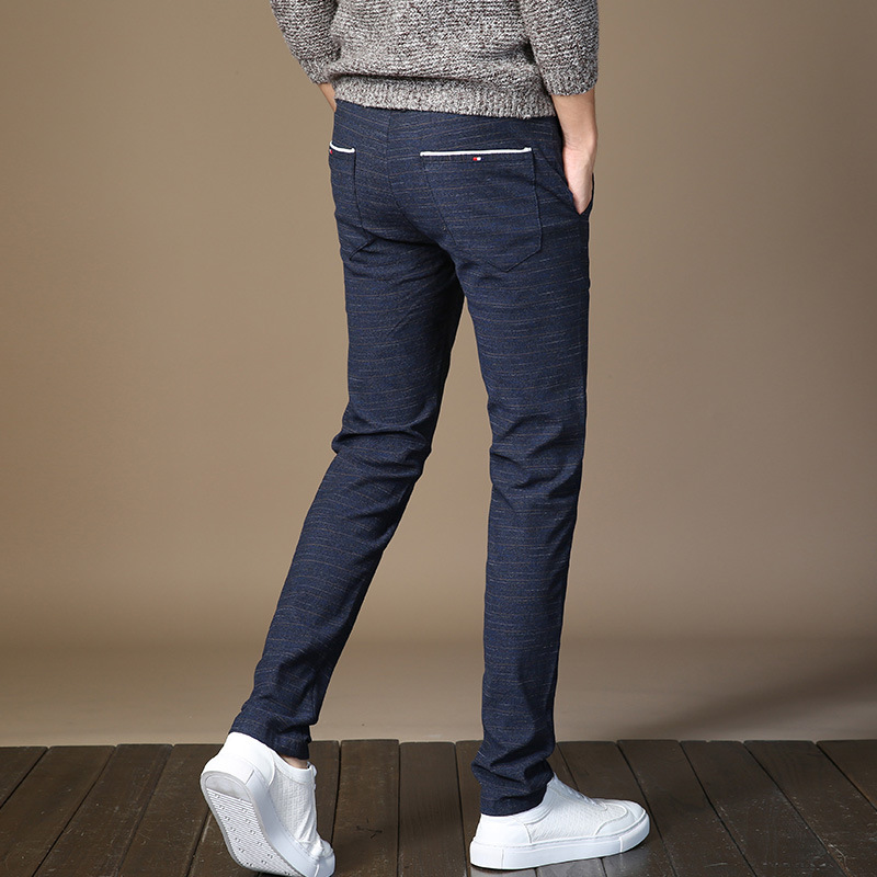 2024 primavera nuevos pantalones largos ocasionales de los hombres de moda de Corea Delgado recto de negocios de primavera y otoño pantalones de traje de verano Pantalones delgados