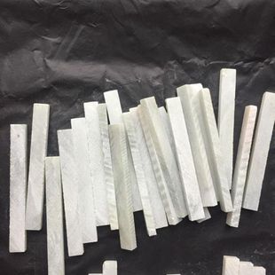 Stone Stroke Thickeneded Square Widened Talc Pen Hard 68X8X4.2Mm Round 50 Pieces Ten Boxes White Dipeng