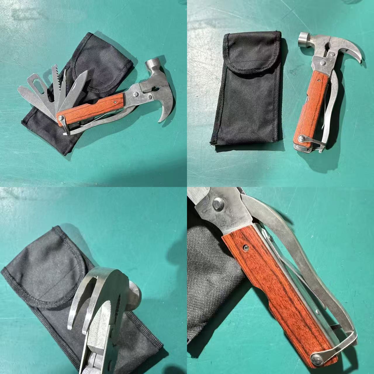 Outdoor Vehicle-Mounted All-In-One Emergency Safety Hammer, Multi-Functional with Pliers, Screwdriver, Window Breaker, Multi-Purpose