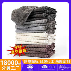 大格子华夫格抹布咖啡师专用清洁布吧台吸水速干超细纤维百洁布