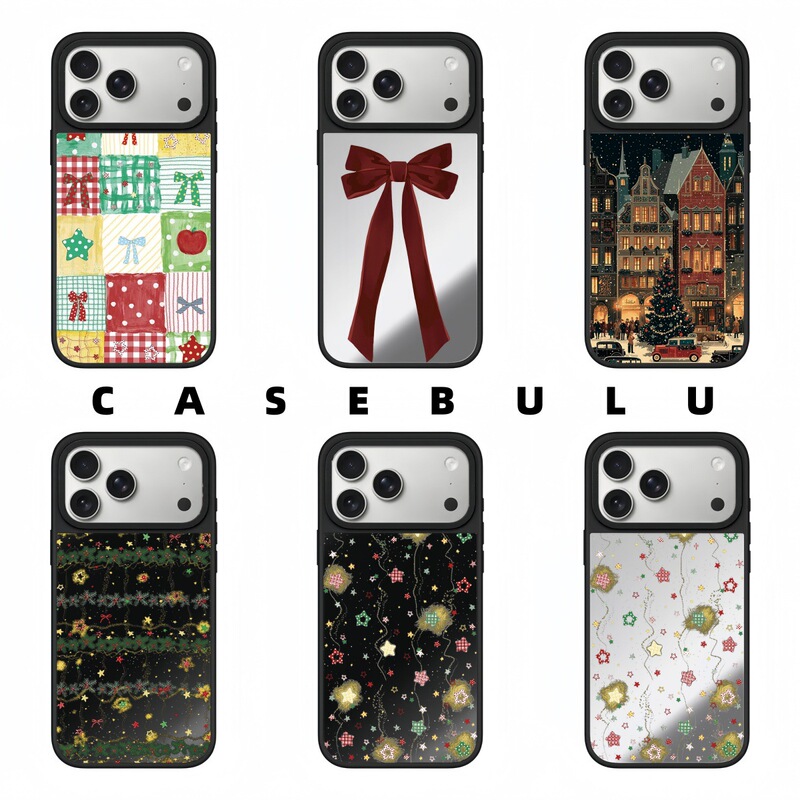 Christmas Plaid Pattern Suitable for Apple iPhone 17 Pro Max/16/15 Phone Case Trendy Brand Mirror Protective Cover Christmas Plaid Pattern Suitable for Apple iPhone 17 Pro Max/16/15 Phone Case Trendy Brand Mirror Protective Cover