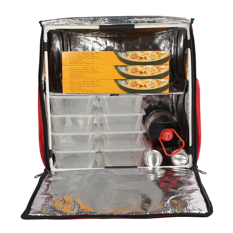 Venta caliente 79L soporte para llevar incubadora de gran capacidad a prueba de agua equipo de entrega jinete comercial para llevar caja de entrega