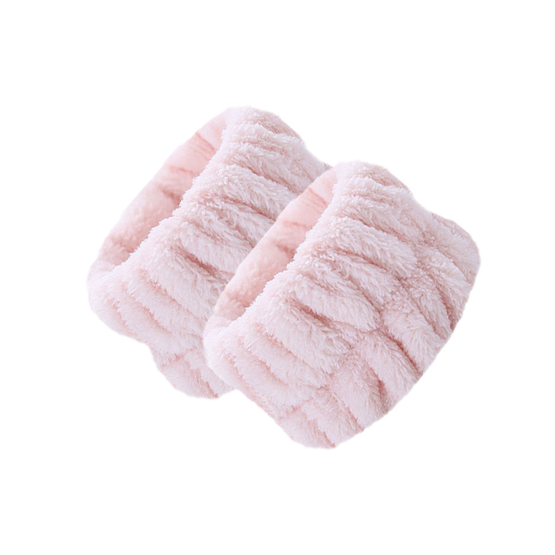 Amazon moda mujer agua ondulación terciopelo SPA diadema mullido pelo banda lavado de cara maquillaje diadema