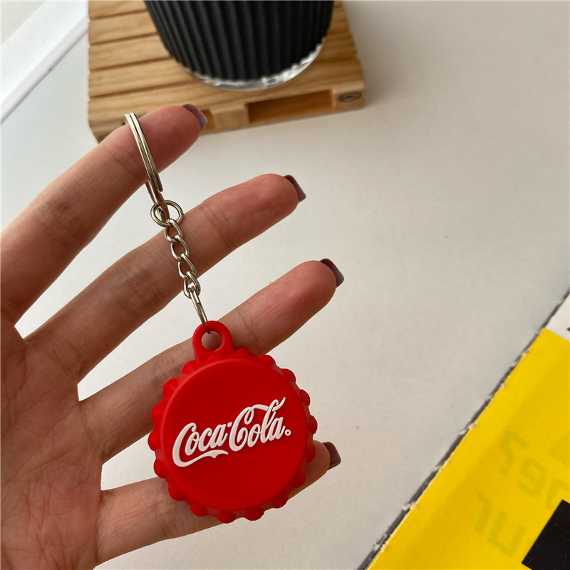 ミルクティークッキー熊シリカゲルM豆リンゴairtag保護カバー追跡紛失防止器ポジショナーairtagsシェル適|undefined