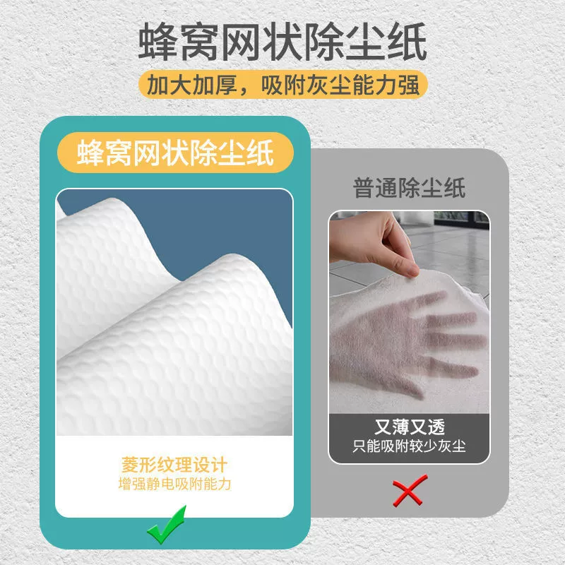 Electric disposable wipes, hygienic mop, increased thickness