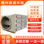 活性炭吸附装置 PP活性炭吸附箱工业废气处理 二级干式过滤器