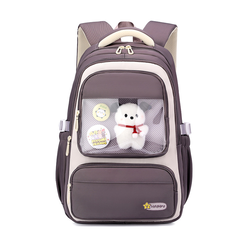 Mochilas escolares transfronterizas de moda de pescado natural para estudiantes de escuela primaria de tercer a sexto grado