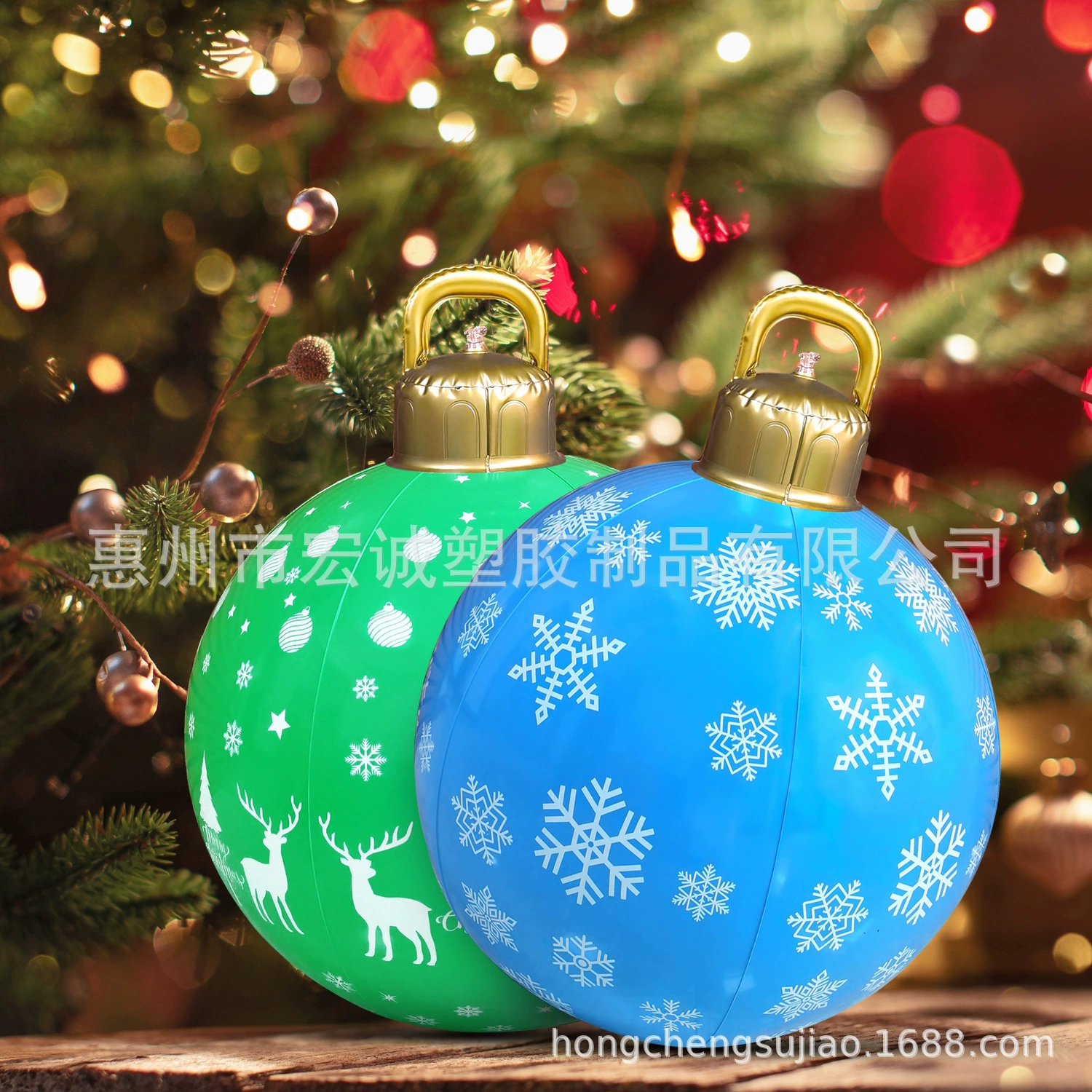 Inflatable Christmas flashlight PVC with light, (Physicals), Amazon