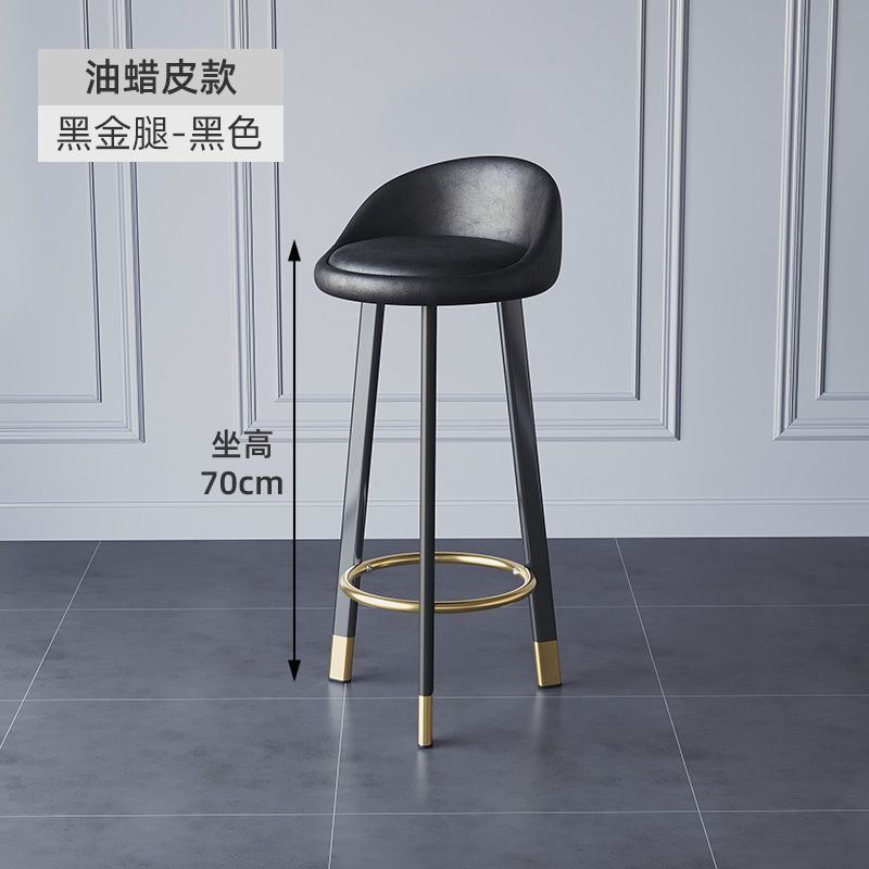 Fábrica directa nórdica silla de bar taburetes altos modernos simples cajero de la recepción respaldo de la silla elevadora de bar taburetes