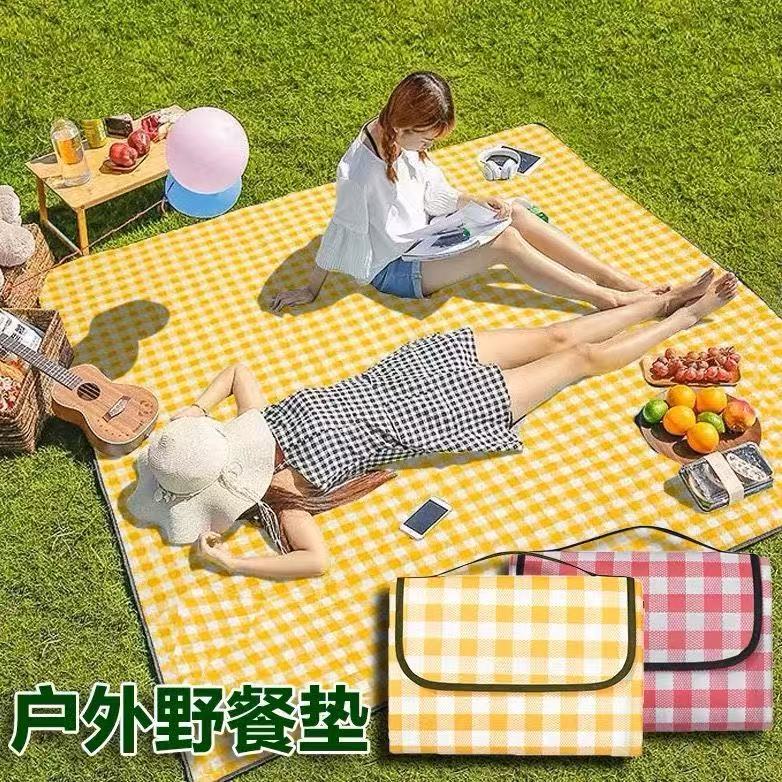 野餐垫防潮垫加厚户外野炊野营沙滩帐篷地垫防水草坪垫子便携郊游