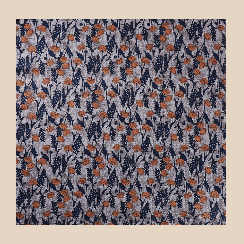 Sciarpa quadrata grande in seta da 90 cm, motivo floreale rosso, sensazione artistica e di alta qualità, fascia sottile, scialle_voghion.com