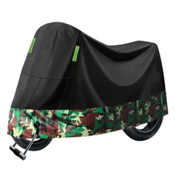 상단 검정색 + 하단 위장 색상