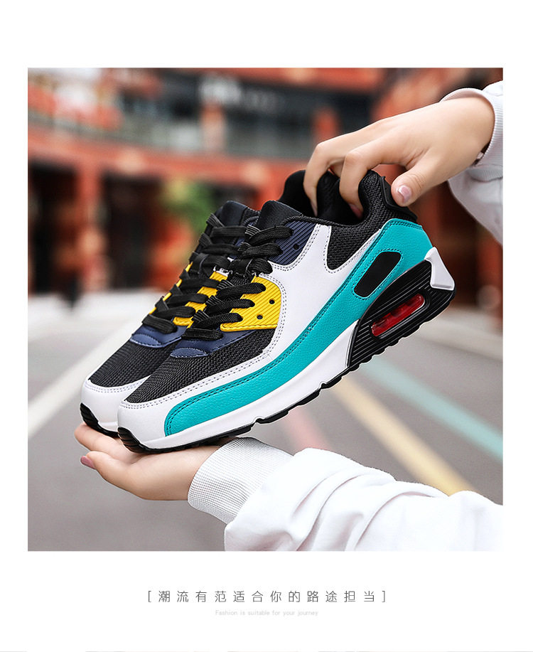 Giày sneaker thể thao đế dày cổ thấp buộc dây phối màu unisex — AD-0590 màu trắng, AD-0590 toàn màu đen, AD-0590 trắng xám vàng, AD-0590 đen trắng chi tiết 18