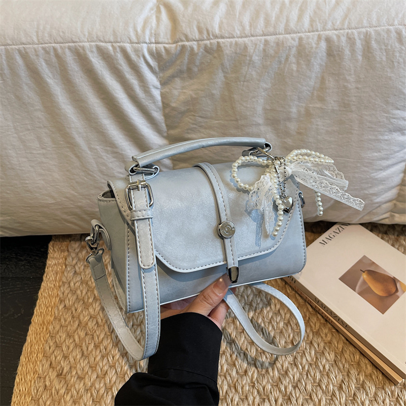 Borsa a tracolla quadrata retro borsa donna versatile elegante_voghion.com