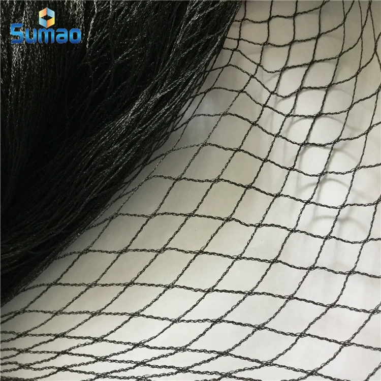 Трансграничная коммерция горячей продажи экспорта пластиковый полиэтилен антивозрастной рулон зеленый черный ромб сетка сетки для птиц