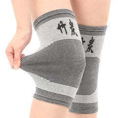 竹炭膝パッド、暖かく通気性のある伸縮性のあるヨモギ膝パッド、四季スポーツ膝パッド、古い冷えた脚レッグウォーマー、エアコン付き膝パッド