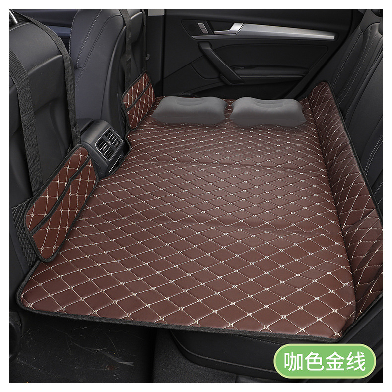 Car Rear Sleeping Mat Foldableable Portable Kidsren's Rear Seat Mattress Car Suv Free Inflatable Car Travel Bed