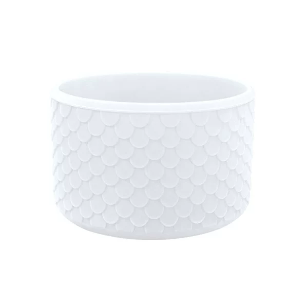 White (fish scale pattern)