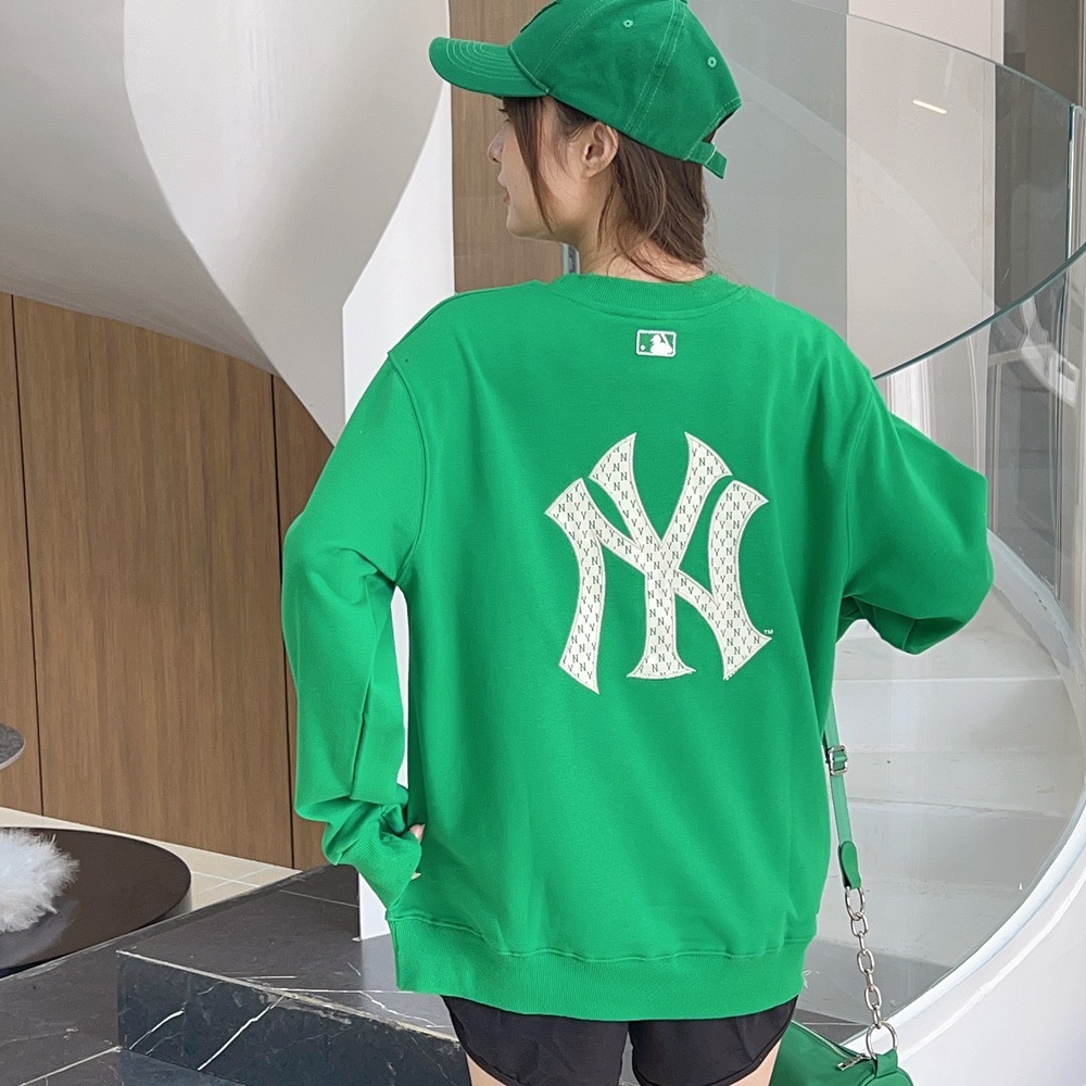 MLB 가을과 겨울 새로운 후드 한국 스타일 트렌디 브랜드 NY 큰 레이블 장로교 풀오버 느슨한 남녀 같은 긴 소매 후드
