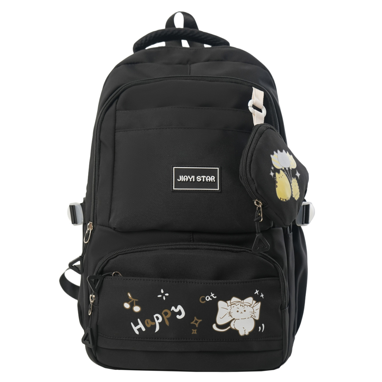 Mochila encantadora para mujeres 2025 nueva bolsa de viaje de computadora para estudiantes de secundaria de alta capacidad de moda coreana mochila casual para mujeres image 7