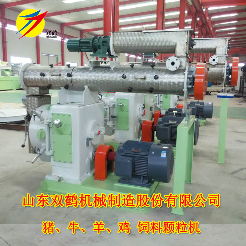 中大型养殖饲料颗粒机 3吨320型环模颗粒机 牛羊猪饲料颗粒机价格