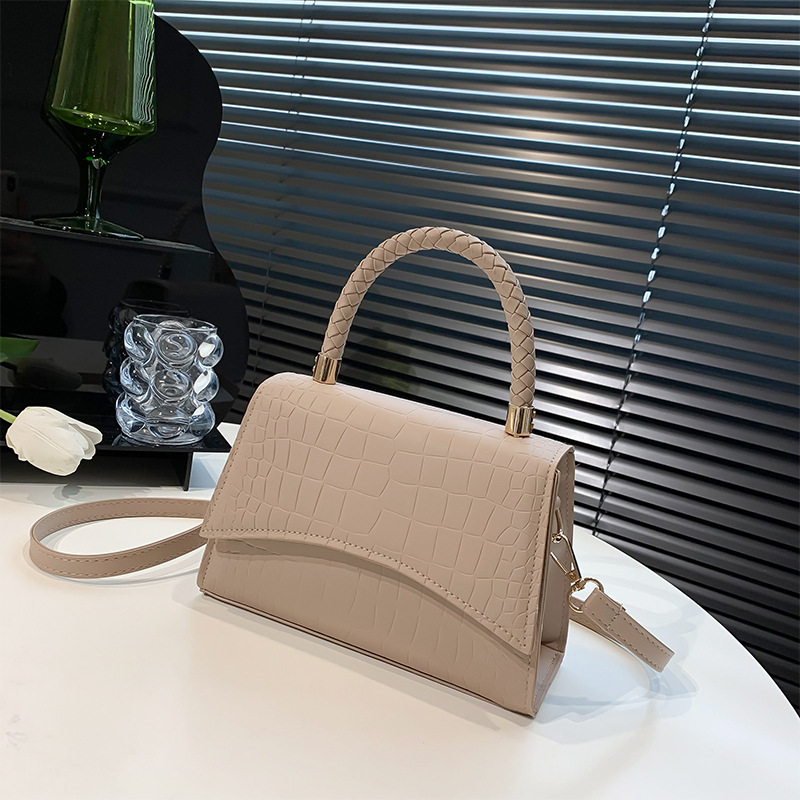 2023 nuevo otoño y invierno nuevo bolso pequeño bolso de mujer hombro único bolso de mano cocodrilo bolso de gran capacidad
