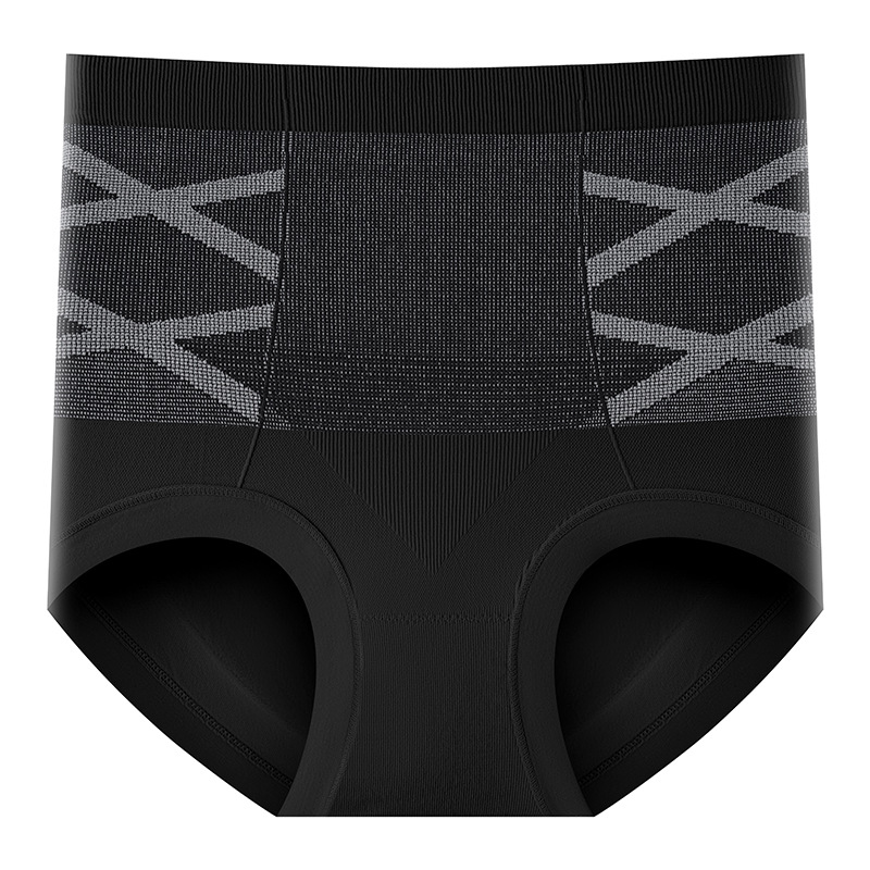 Cintura alta, abdomen, glúteos, 2024, nuevo 7A, algodón antibacteriano de alta potencia, entrepierna transpirable, posparto, ropa interior de mujer sin costuras