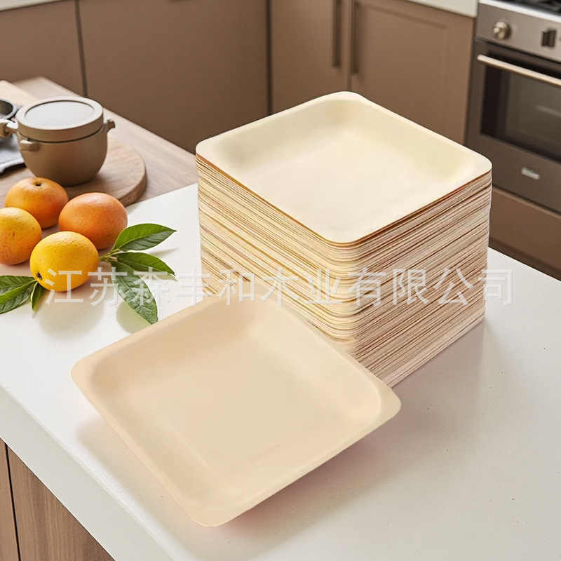 Supply Wooden Plate Sushi Square Plate Disposable Square Plate 140mm Birthday Party Picnic Dish Plate Wooden Dinner Plate Supply Wooden Plate Sushi Square Plate Disposable Square Plate 140mm Birthday Party Picnic Dish Plate Wooden Dinner Plate
