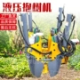 安装滑移挖掘机挖树机