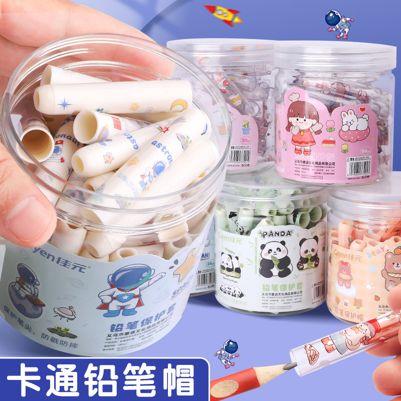Pencil Cover, Transparent Pencil Cap, Cute Cartoon Pencil Protector, Extender, Cute Pen Cap for Primary School Students, Wholesale Pencil Cover, Transparent Pencil Cap, Cute Cartoon Pencil Protector, Extender, Cute Pen Cap for Primary School Students, Wholesale