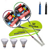 customized carbon fibre Badminton racket Sporting Goods train Special 2 One piece On behalf of carbon Racket