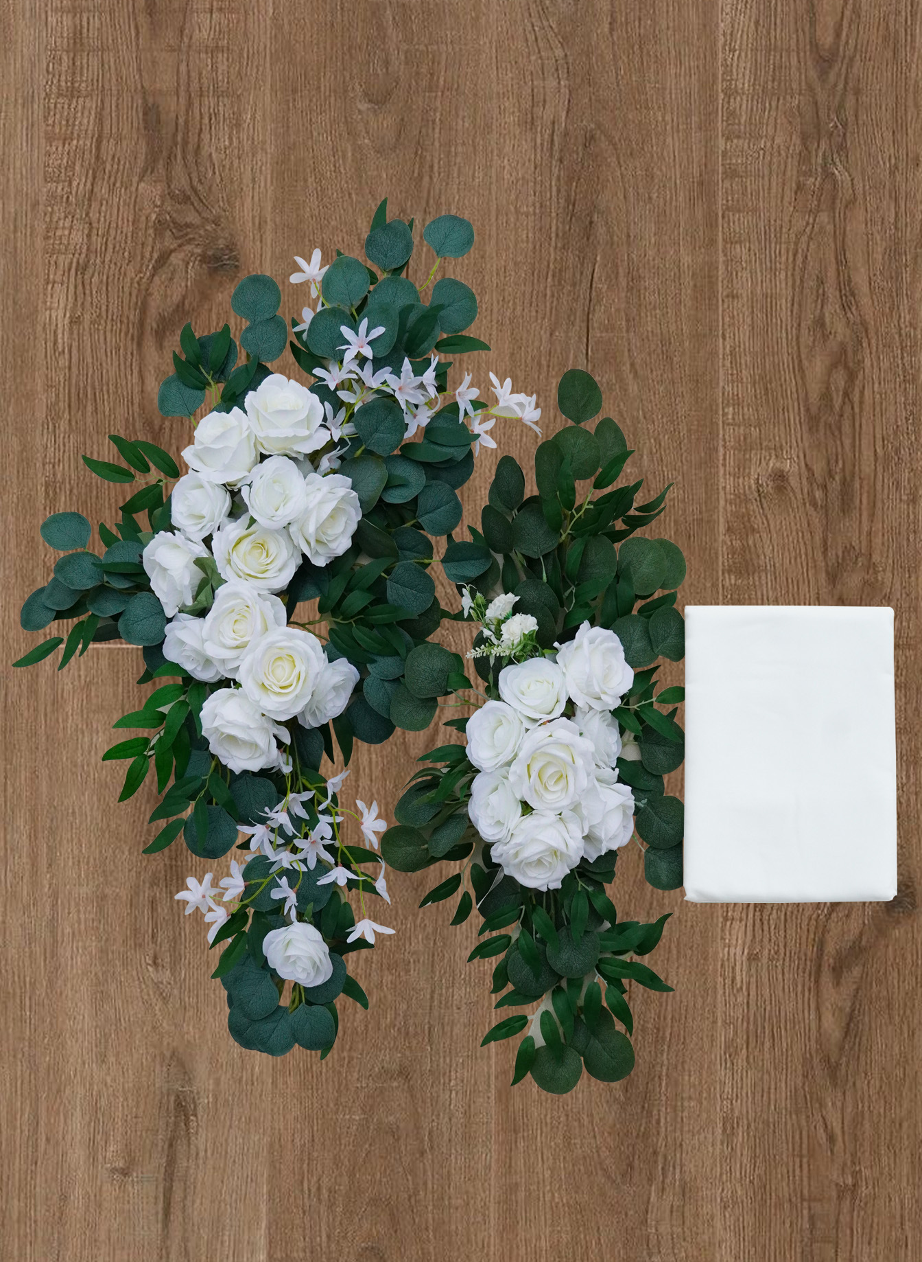 门楣花，人造婚礼拱门花套件，用于婚礼仪式和接待背景装饰