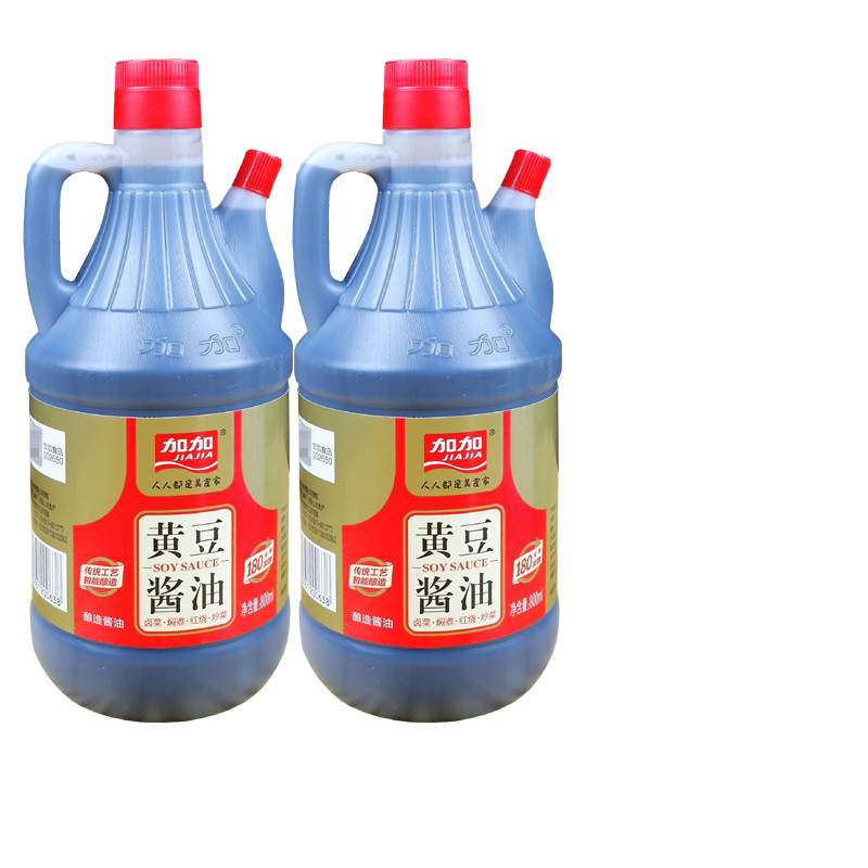 Jiajia soybean soy sauce 800ml household bottled soybean soy sauce cooking cold stir-fry braised hot pot seasoning