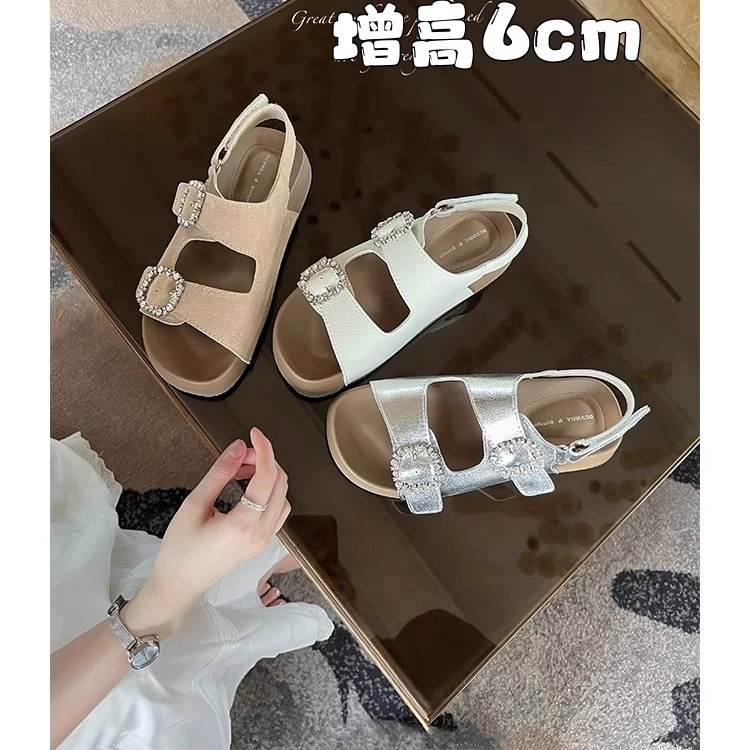 Женские полутапочки Baotou, новый летний стиль 2025 года, красивые сандалии во французском стиле, толстые каблуки, полая супер популярная сетка