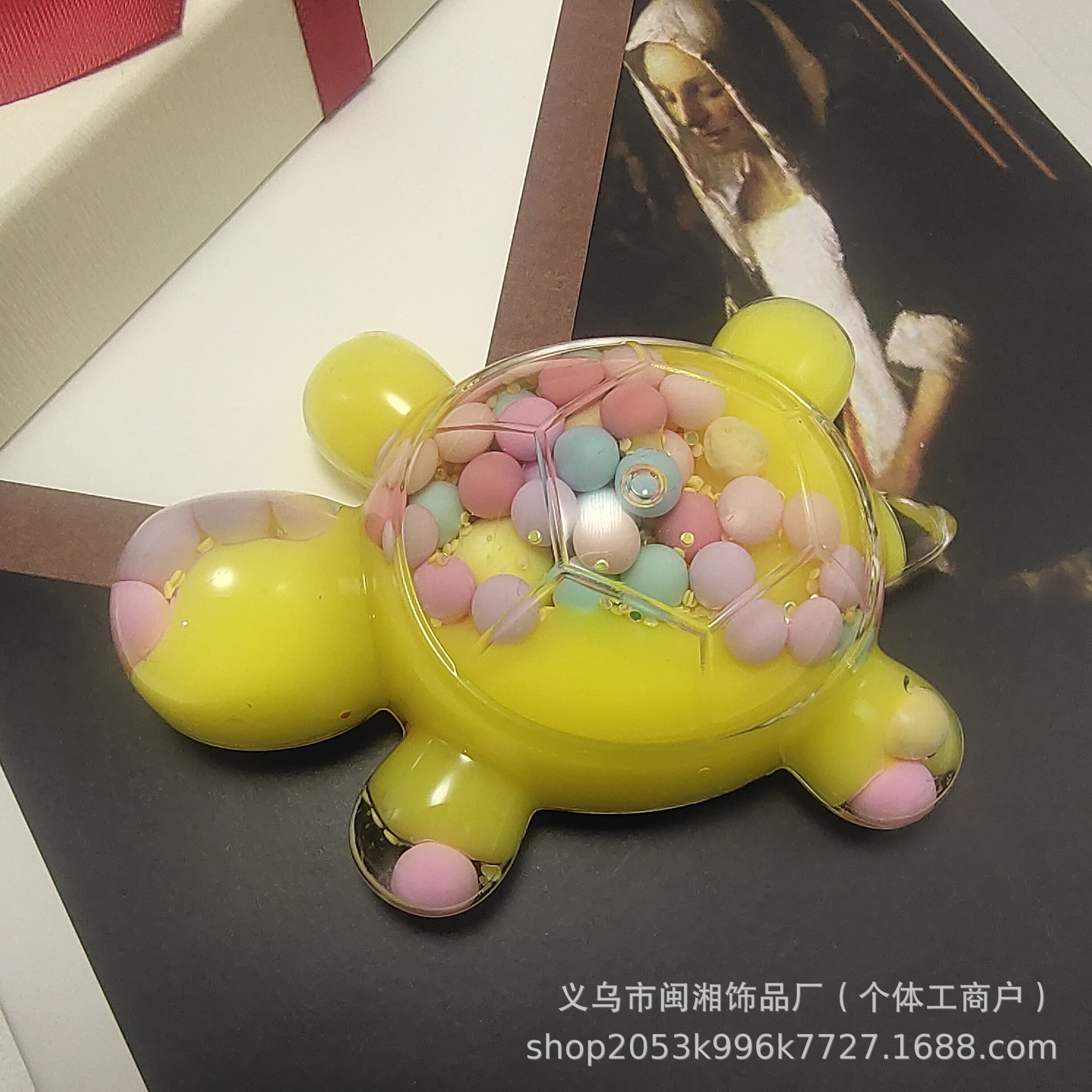 스타일 28 9.3cm 우유콩 폭발구슬(노란색)