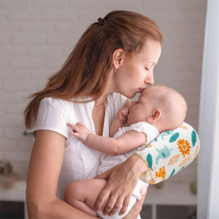 New Cotton and Velvet Thickened Soft Baby Feeding Pillow Arm Pillow Feeding Pillow Maternal and Infant Supplies Feeding Artifact Pillow
