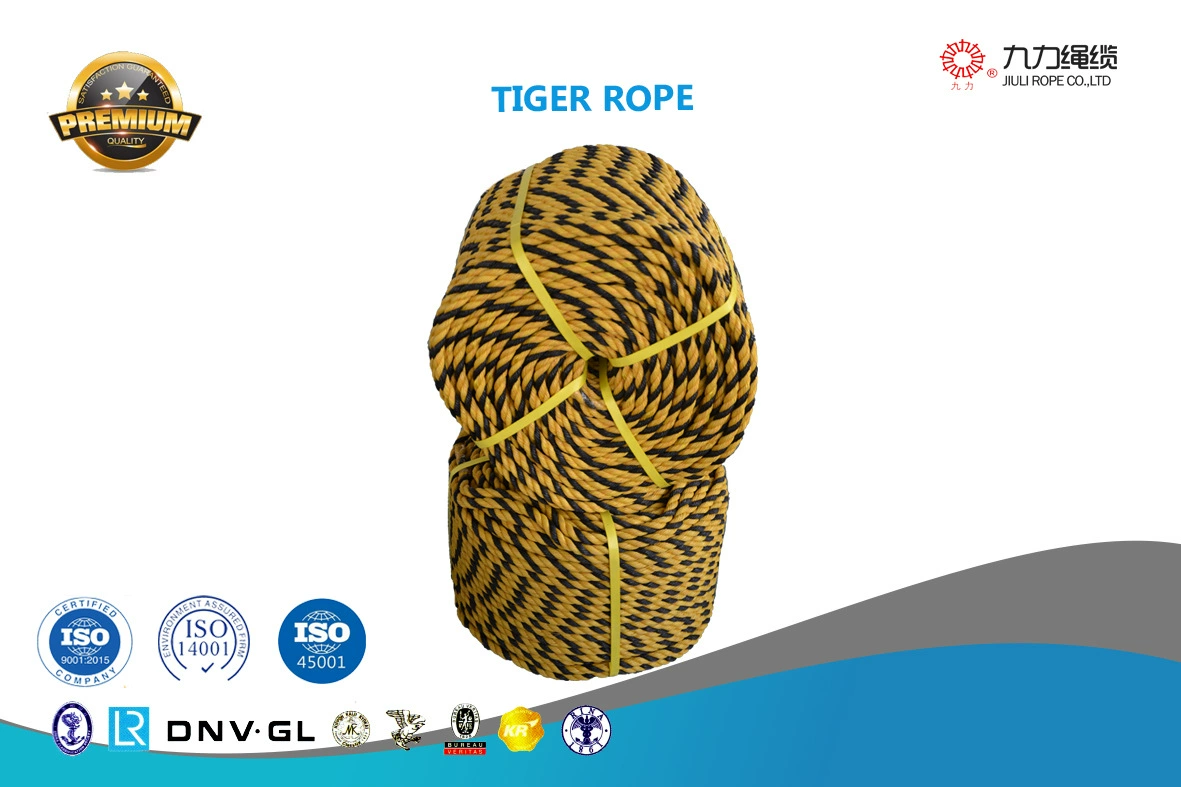 Трехжильная веревка/веревка из химического волокна/связывающая веревка/этиленовая веревка/полиэтиленовая веревка/полиэтиленовая веревка/веревка для тигра/веревка для точек тигра