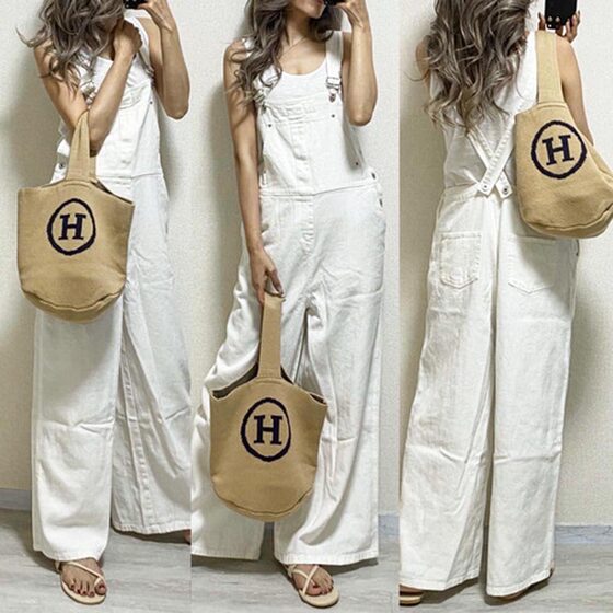 in stock Japanese and Korean Style Fashion Commuter Backless Slimming Strap Pants 2024 Summer New High Waist Sleeveless Jumpsuit for Women
