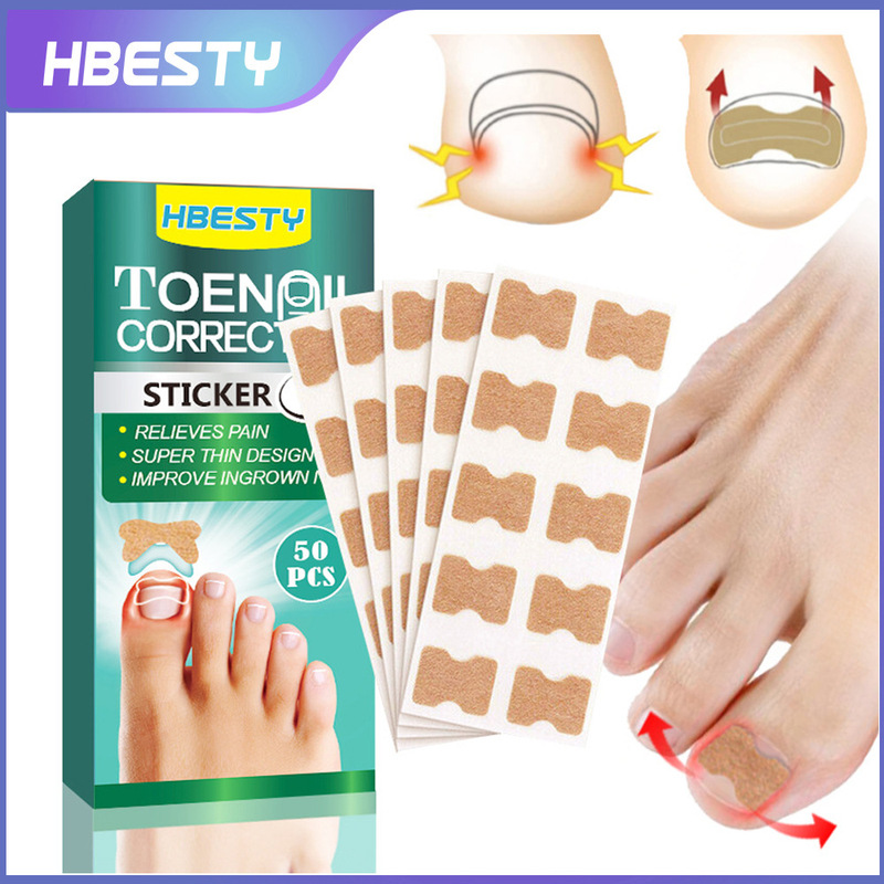 HBESTY Amazon Nail Stickers Toe Nail Groove Repair Toe Ingrown Manicure Nail Stickers