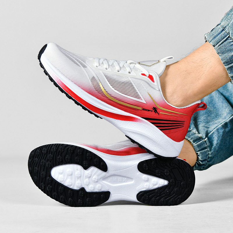 Plus Size 48 Men's 49 Spring & Fall New Style Youth Student Men's Breathable Mesh Shoes Versatile Men's Shoes Soft Sole Running Shoes