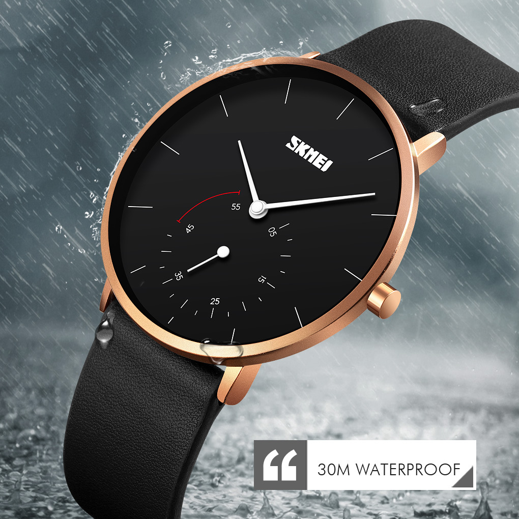 Momento de belleza para hombres simple reloj de cuarzo comercial correa puntero impermeable relojes de pulsera relojes de hombre comercio exterior transfronterizo fábrica al por mayor