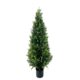 Simulation of cypress green plants potted home shopping mall hotel window decoration outdoor artificial tree cross-border new