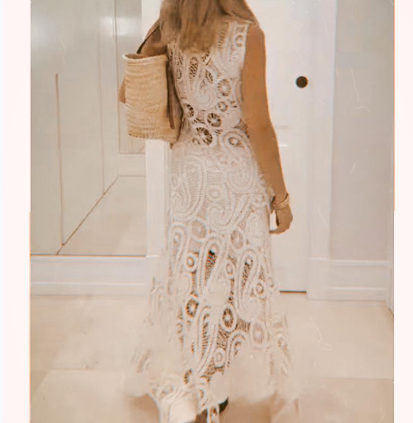 Fashion Knitted Crop Top and Midi Skirt Set 5
