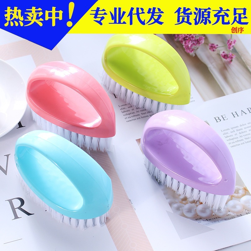 Hygienic creative plastic shoe brush for home use for laundry