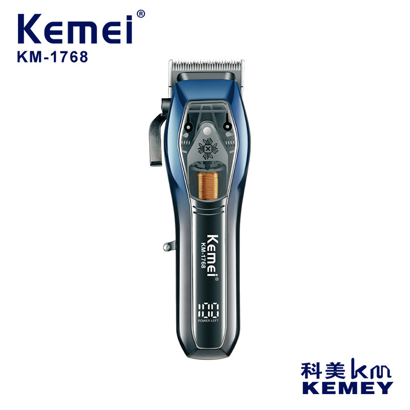 Kemei cortadora eléctrica sin escobillas KM - 1768 salón de peluquería especial cortadora eléctrica digital cortadora al por mayor